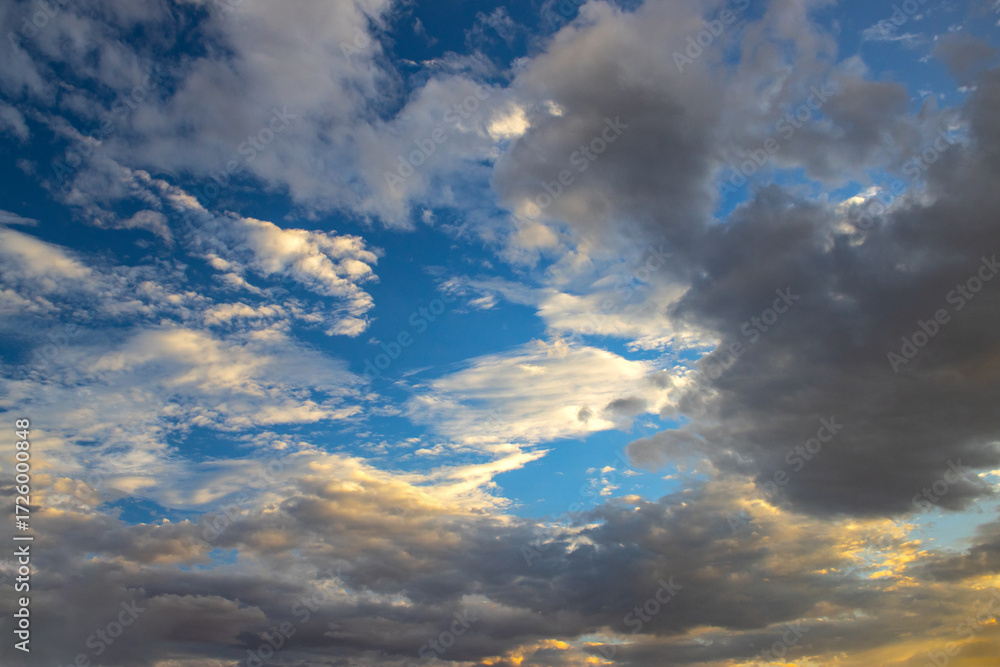 Fototapeta premium blue sky with clouds
