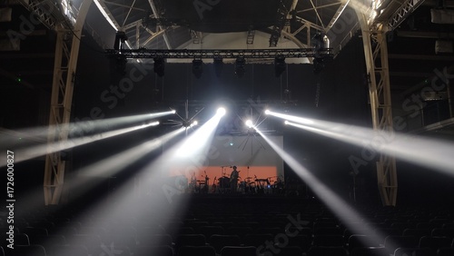 light trails in the city