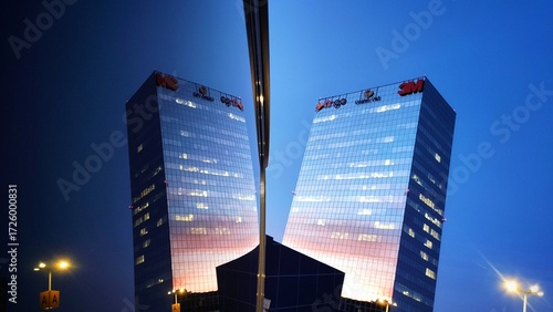 night view of the city