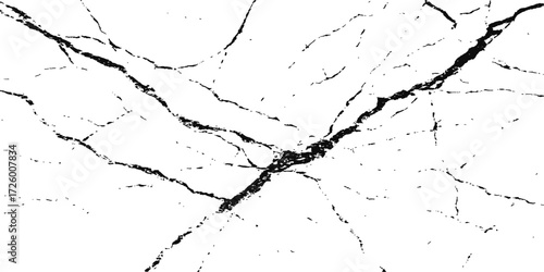 Black ink splash pattern with a grunge texture for a liquid art design