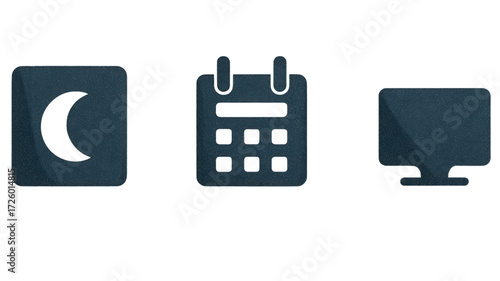 Modern flat user interface icons for web and mobile.