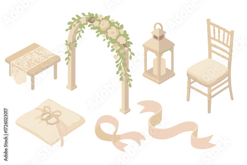 hand drawn vector illustration of a set of christmas gifts