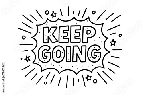 Motivation linear icon set. inspiring quotes and encouragement linear icon collection