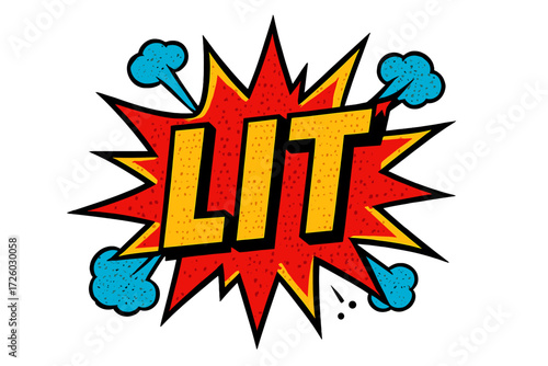 Comic book, pop art flat icon set for creative expression and storytelling fun