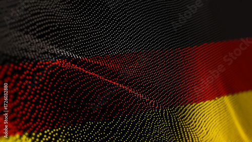 Germany digital technology flag