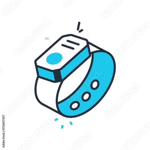Animated Fitness Tracker icon - video animation