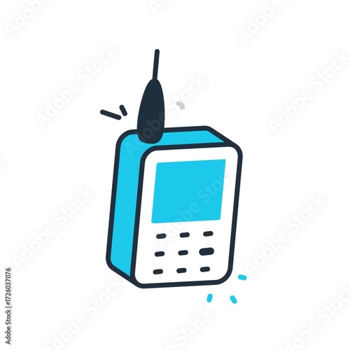 Animated Walkie talkie icon - video animation
