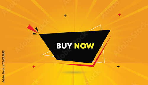editable web banner vector art illustration design template abstract background sun shine bright colorful shapes red orange yellow black modern creative digital 4k marketing promotion buy now