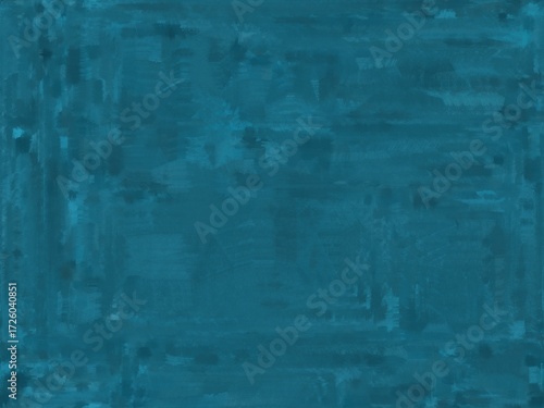 Abstract teal texture background with subtle brushstroke effect design.