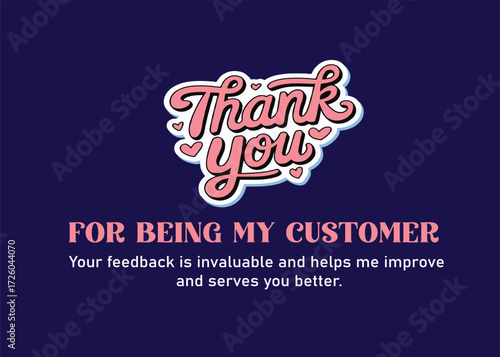 thank you card instagram