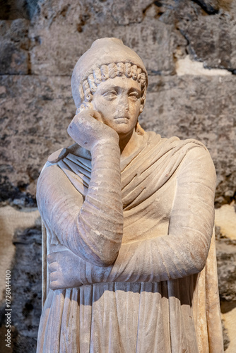 Turkey - Hierapolis - Statue of Attis - Phrygian God of Fertility and Renewal
