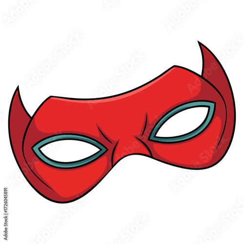 Carnival mask icon vector illustration isolated design symbol of celebration masquerade costume party festive theme concept for culture and visuals