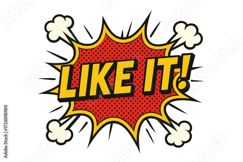 Comic pop art icon set. colorful, fun, retro, speech bubble, explosive icons set