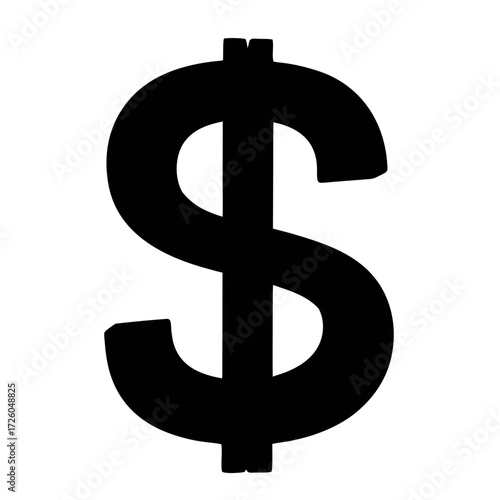Dollar symbol vector graphic for financial design and business concepts currency icon illustration