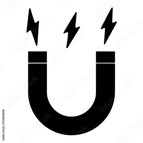 Discover the power of attraction with this magnet illustration for science and physics projects