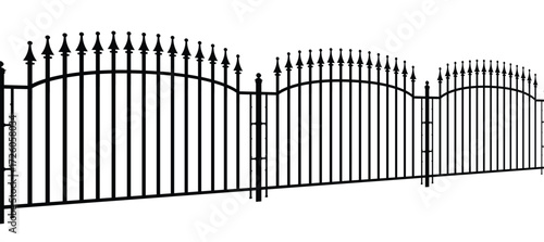 chain link fence with wire on high fidelity minimalistic view industrial concept isolated on transparent background png