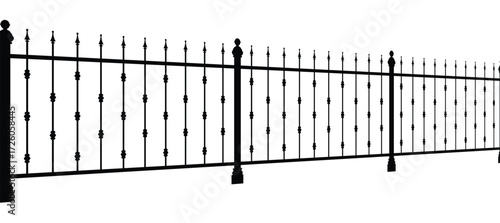 chain link fence with wire on high fidelity minimalistic view industrial concept isolated on transparent background png