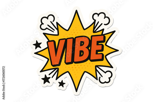 Comic style sound effects icon set. dynamic, vibrant sound icons with explosive style