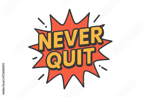 Motivational slogan flat icon set. inspiring phrases and quotes for daily motivation.