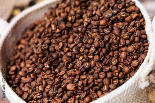 toasted and beautiful coffee beans