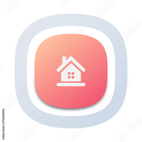 Essential UI Icon – Home Button for Prototyping Tools
