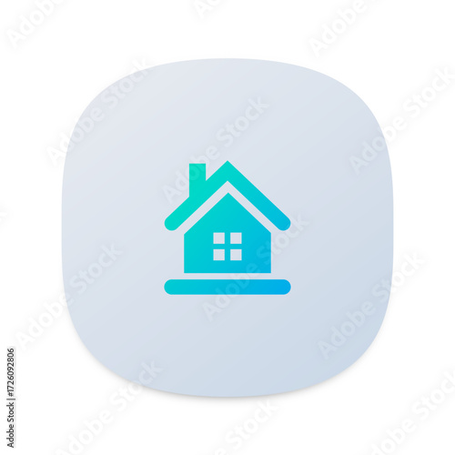 App Interface Home Icon for iOS and Android Design

