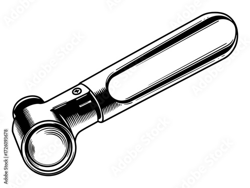 Jeweler's Loupe Vector Icon, Minimalist Design