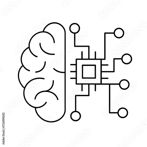 Half brain Half circuit 