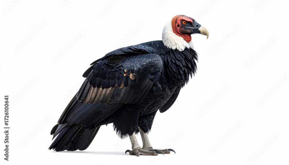 Fototapeta premium california condor isolated on white background