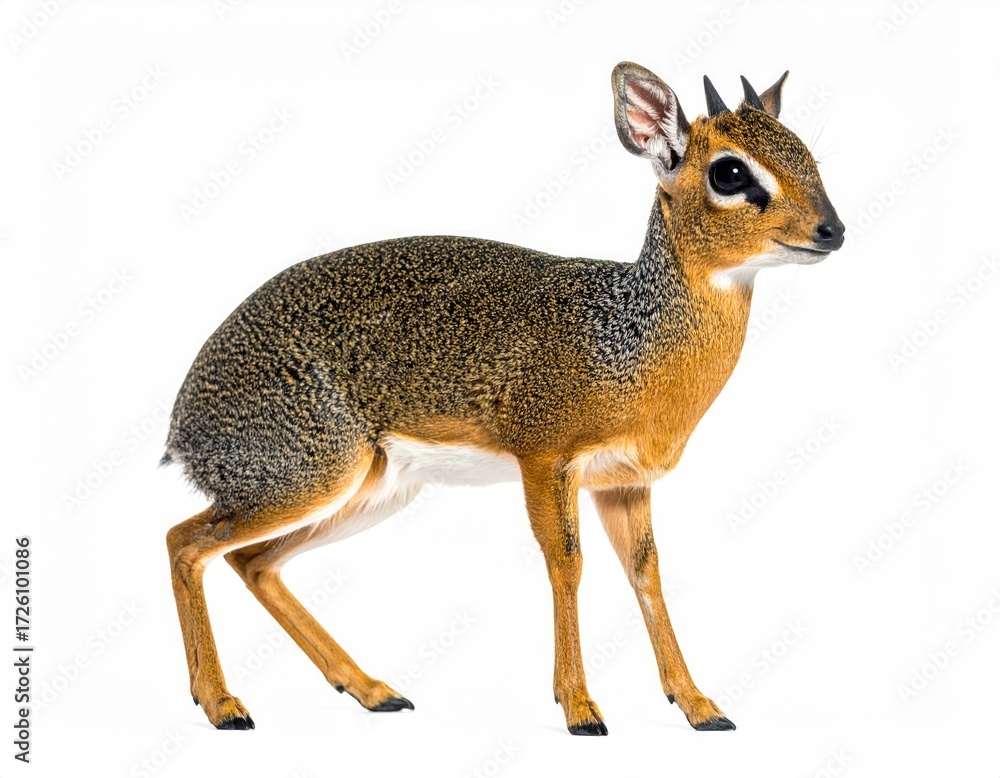 Obraz premium dik dik isolated on white background