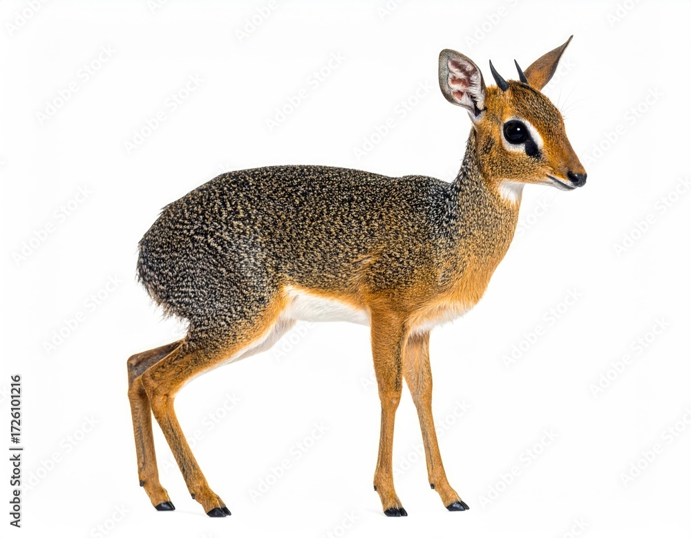 Obraz premium dik dik isolated on white background