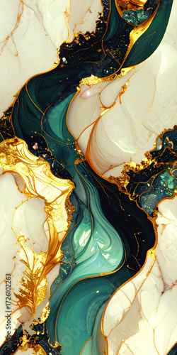 Bellagio, Italy, Green, Gold, and a Perfect Design for UV Printing Custom Luxury Phone Cases, or Digital Art!