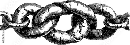 Vintage celtic infinity knot design in engraved style for artistic and decorative purposes