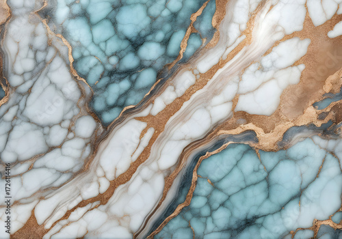 Abstract luxury marble texture on premium decorative white and green background