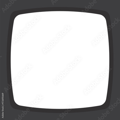 Illustration design template classic old televisio unique