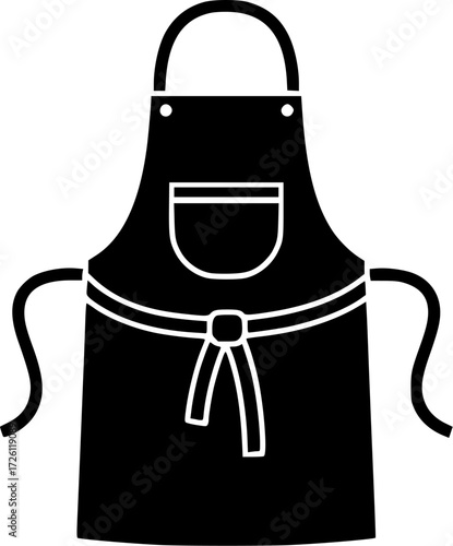Cooking apron, Cooking apron silhouette, Apron silhouette, Kitchen aprons, Kitchen aprons silhouette, Chef apron