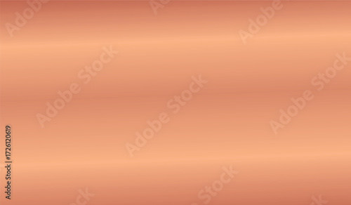Copper Peach Brushed Metallic Gradient Background Vector
