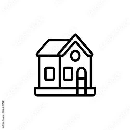 Line Art House Icon