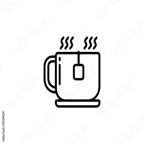 Steaming Hot Tea Mug