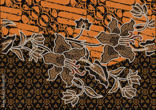 Batik Indonesian: is a technique of wax-resist dyeing applied to whole cloth, or cloth made using this technique originated from Indonesia.
