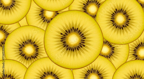 Kiwi Golden Slice Background