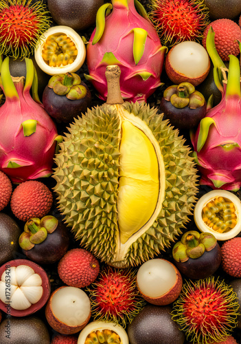 Luxury Exotic Fruit Background