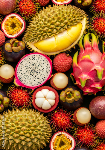 Luxury Exotic Fruit Background