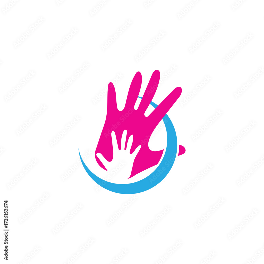 Obraz premium Hand Care Logo