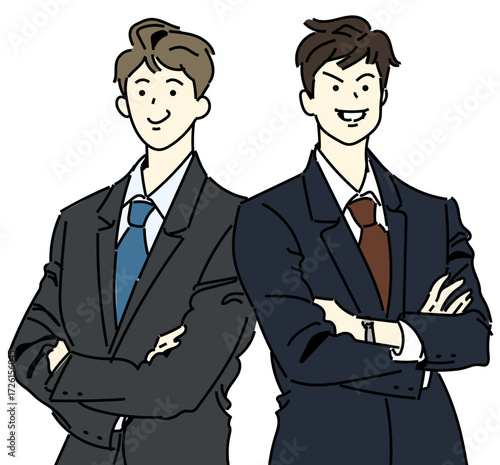 회사원, 미팅, 회사, 직장, 직장인, 회의, 기업, 벡터, 깅버인, 팀워크, 팀, 워크, 넥타이, 성공, 사람, 사람일러스트, 캐릭터, 사무실