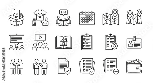 business processes, human resources, and project management tools