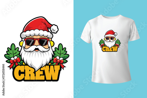 Dabbing Through The Snow T-shirt Design | Awesome Christmas Dabbing T-shirt design