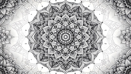 Intricate symmetrical mandala design (1)