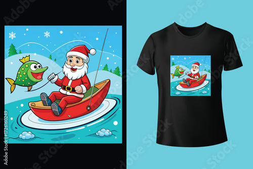 Merry christmas t shirt 2026 typography vector best graphic design high quality printable trendy calligraphy clip art festival handwriting letter new year party black and white colours download