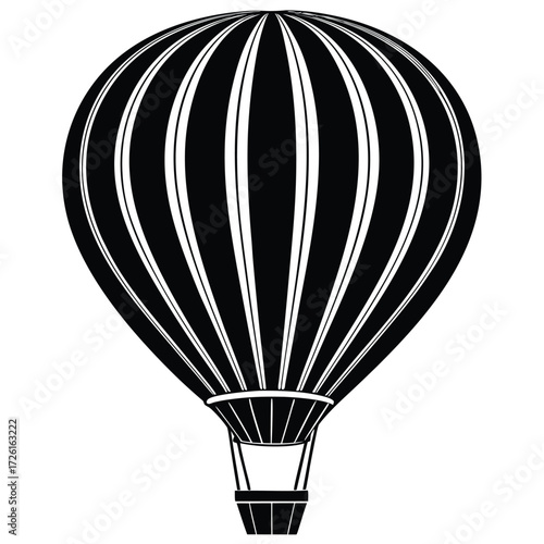 hot air balloon vector illustration on white backg (1).eps